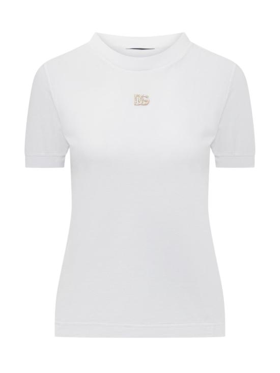 25SS 돌체앤가바나 반팔 티셔츠 F8N08ZGDCWQ W0800 BIANCO OTTICO