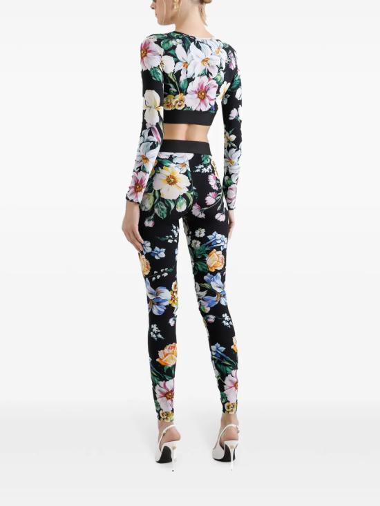 25SS 돌체앤가바나 긴팔 티셔츠 F8N51TFSG8L HN5JC MIX FIORI F NERO - DOLCE & GABBANA