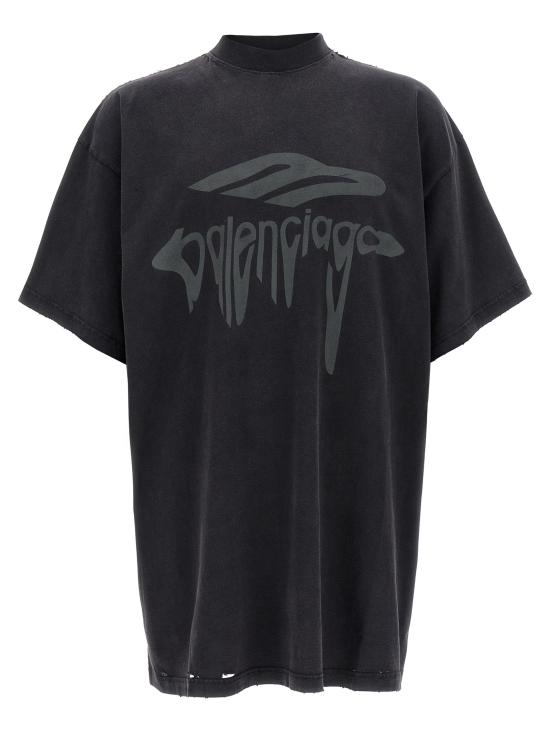 25SS 발렌시아가 탑 787349TRVS81013 Black