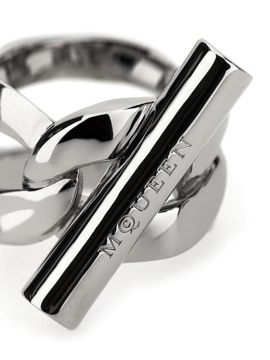 25FW 알렉산더 맥퀸 반지 813308J161N0926 Silver - ALEXANDER MCQUEEN