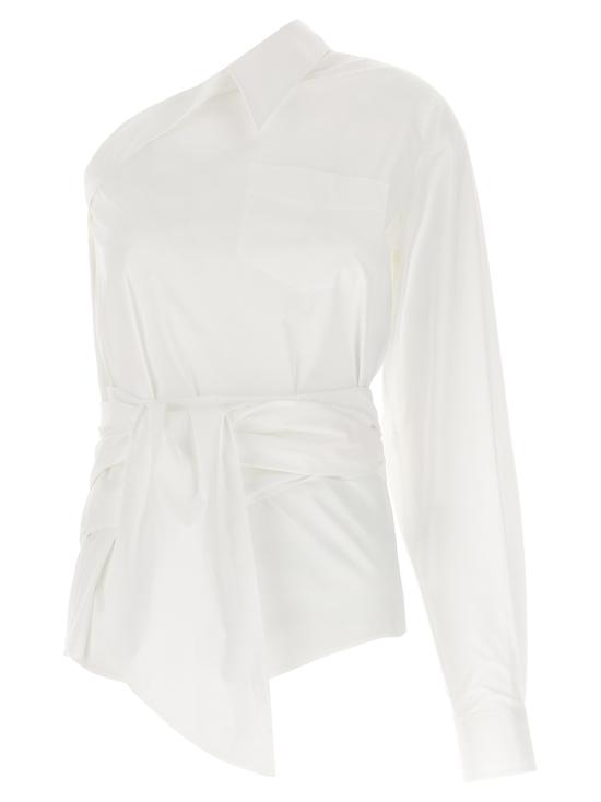 25SS 모스키노 블라우스 J021105312001 White