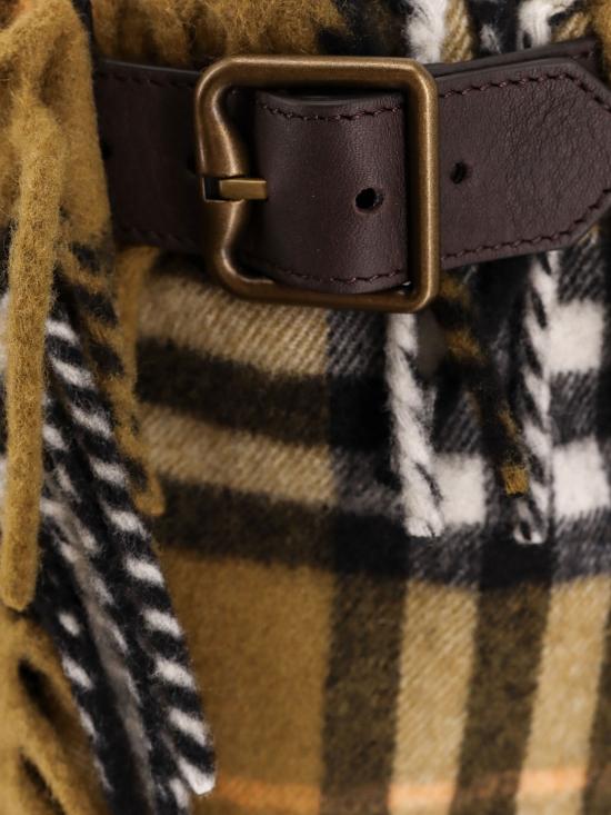 24FW 버버리 숏 스커트 8099716 C1422 Green - BURBERRY