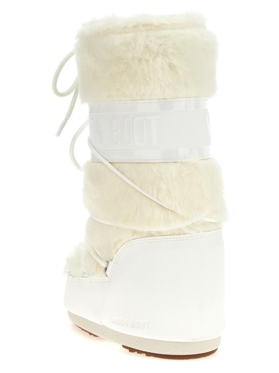26FW 문부츠 MB 아이콘 폭스 퍼 부츠 80D1408900A002 White - MOON BOOT