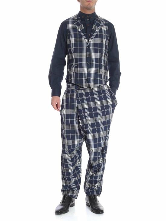  비비안웨스트우드 베스트 S25FB0067S49279002F Blue - VIVIENNE WESTWOOD