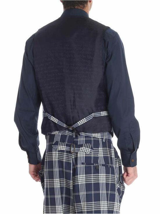  비비안웨스트우드 베스트 S25FB0067S49279002F Blue - VIVIENNE WESTWOOD