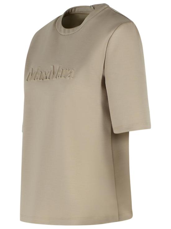 25SS 막스마라 반팔 티셔츠 2511941048001 Beige - MAX MARA