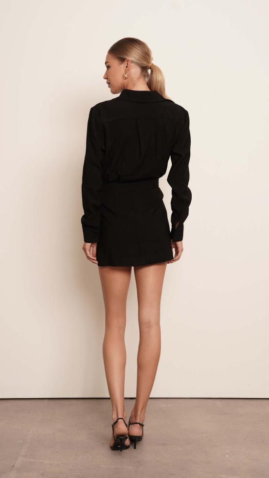  파렌테지 숏 원피스 안드레이나 드레스 블랙 - PARENTEZI