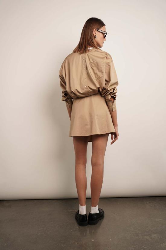  파렌테지 숏 원피스 시에라 셔츠 드레스 - PARENTEZI