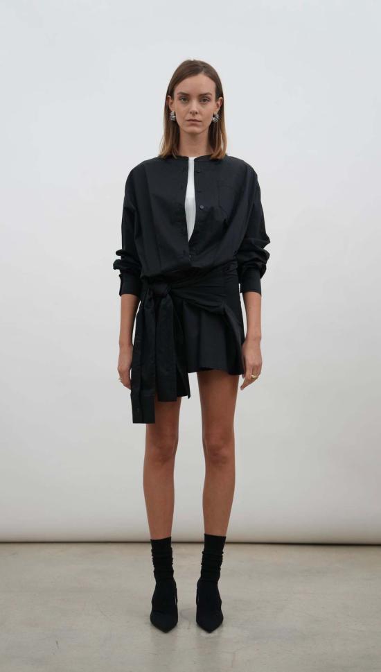  파렌테지 숏 원피스 시에라 셔츠 드레스 - PARENTEZI