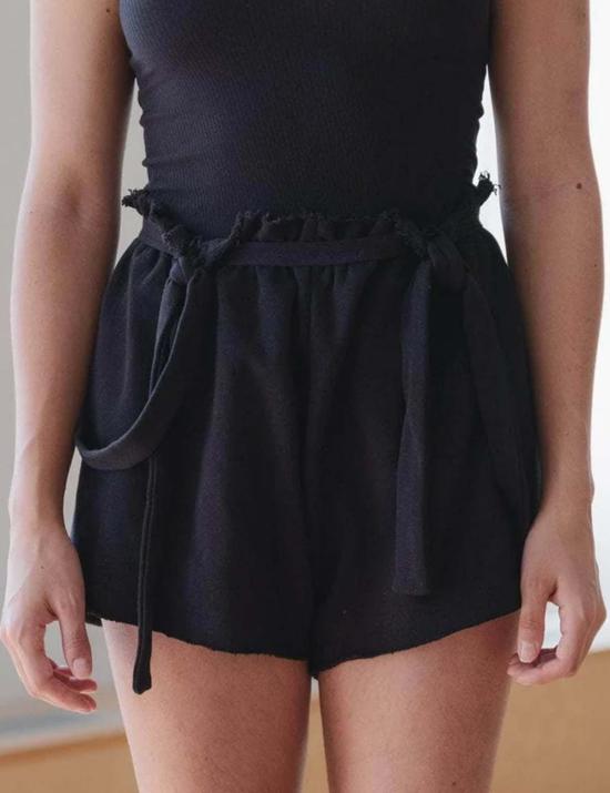  베이스레인지 숏팬츠 루트 반바지 블랙 - BASERANGE