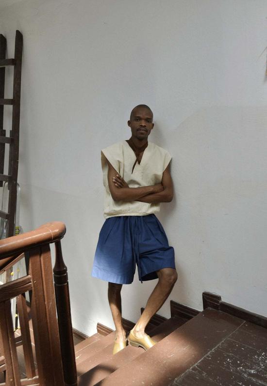  Many Rhizomes 코트 많은 뿌리줄기 풀오버 조끼 내추럴 - OTHER BRANDS