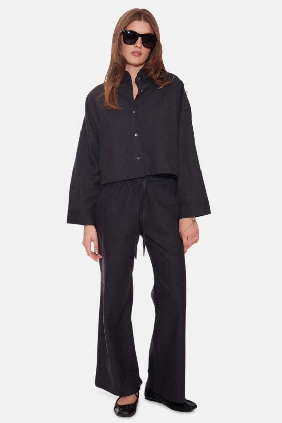  블루&크림 데님 팬츠 타일 클럽 알파인 트윌 팬츠 & 샤토 트윌 셔츠 차콜