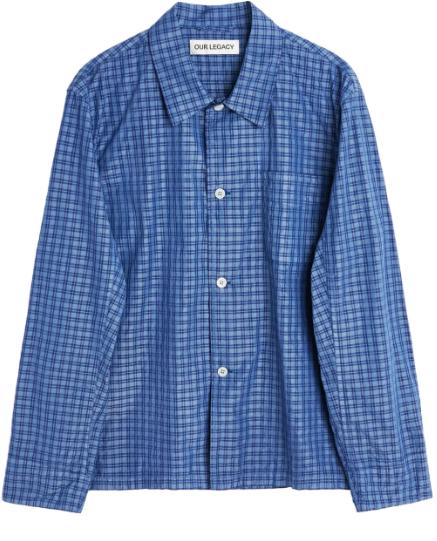 25SS 아워레가시 데님 셔츠 M2252BK KAHUNA CHECK