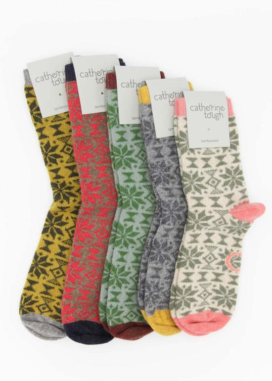  캐서리 터프 양말 캐서린 터프 페어 아일