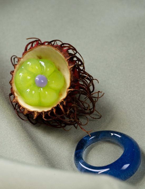  Keane 이어링 데이지  라임 - OTHER BRANDS