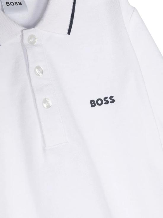 25SS [주니어] 휴고보스 폴로 셔츠 J25P26 10P White - HUGO BOSS
