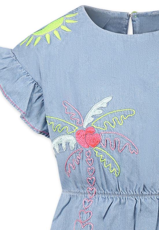 25SS [키즈] 빌리블러쉬 원피스 U21024 Z04 DENIM - BILLIEBLUSH