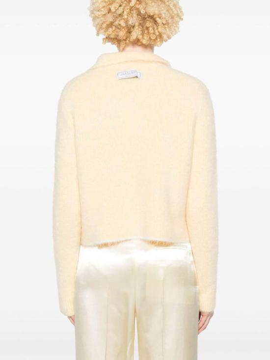  자크뮈스 스웨터 243KN5452317210 Yellow - JACQUEMUS