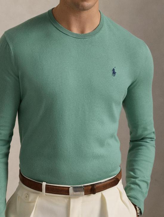 25SS 랄프 로렌 코튼 크루넥 스웨터 710890558508 - RALPH LAUREN