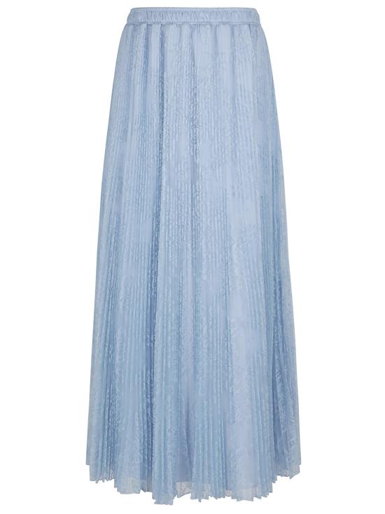 25SS 에르마노 설비노 미디 스커트 D462O322 KTI 64010 DUSTY BLUE