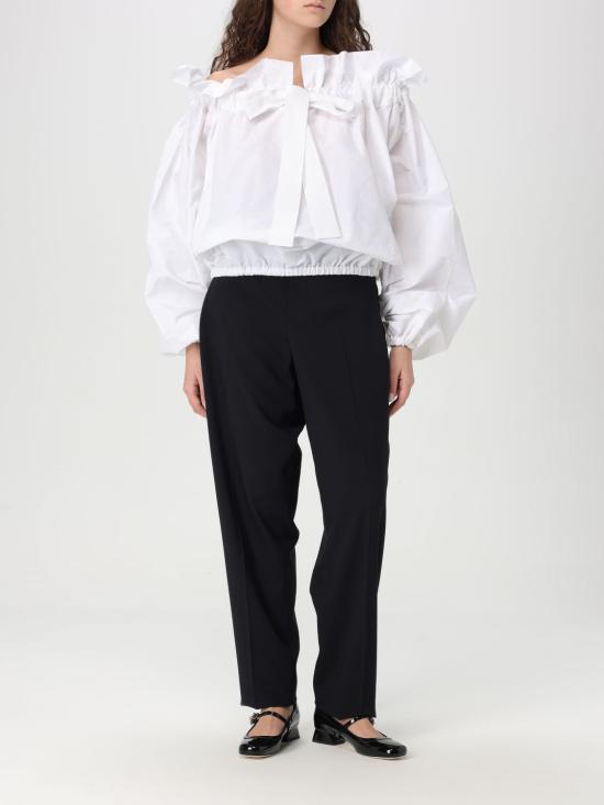 25SS 파투 후드 티셔츠 TO0170011 001W White - PATOU