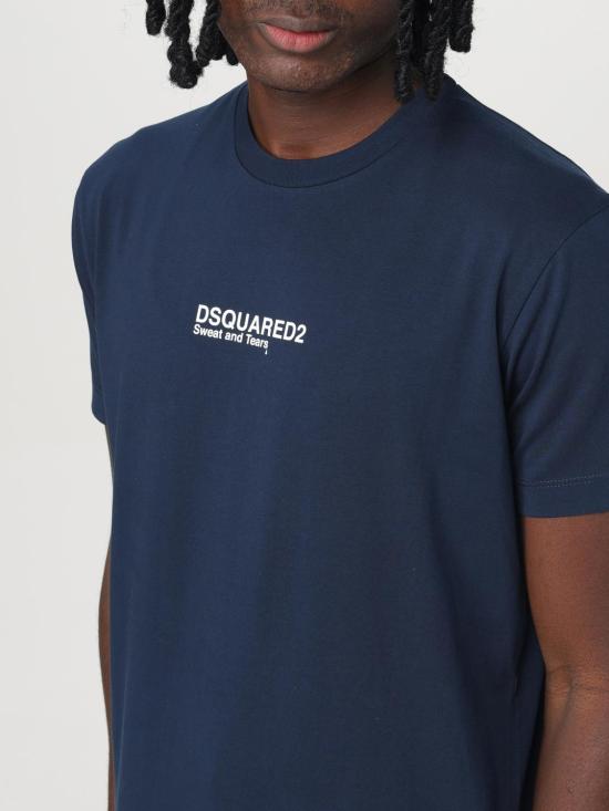 25FW 디스퀘어드2 반팔 티셔츠 S74GD0946D20020 478 Blue - DSQUARED2