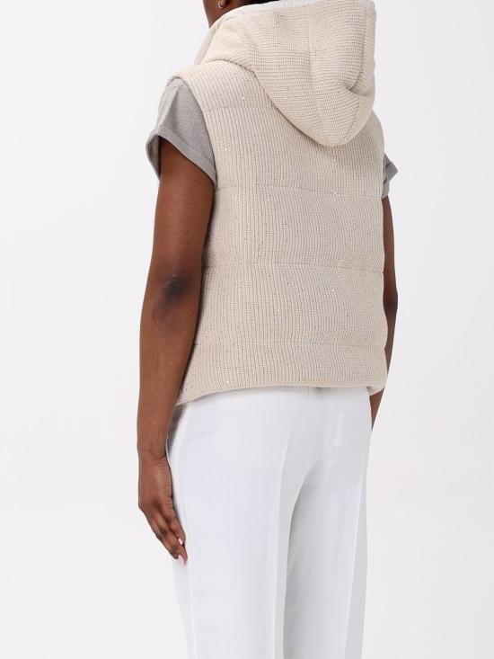 25FW 브루넬로 쿠치넬리 베스트 M0DVT2142 CDR24 Butter - BRUNELLO CUCINELLI