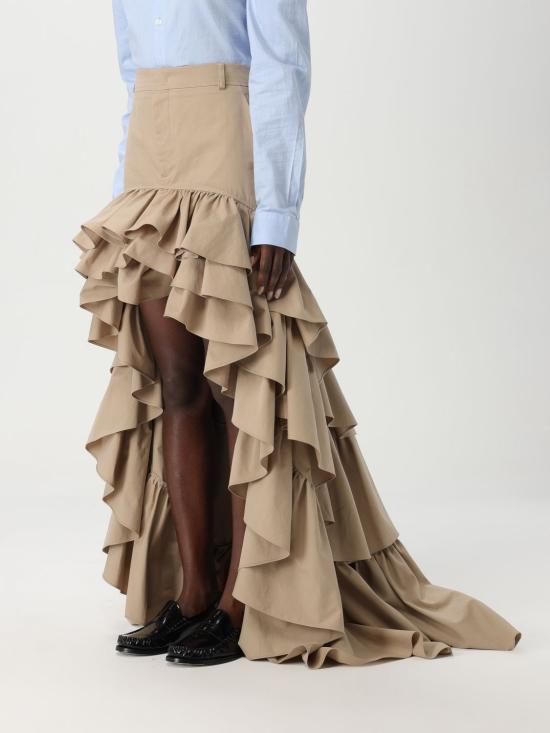 25SS 모스키노 스커트 01180514 0081 Beige - MOSCHINO