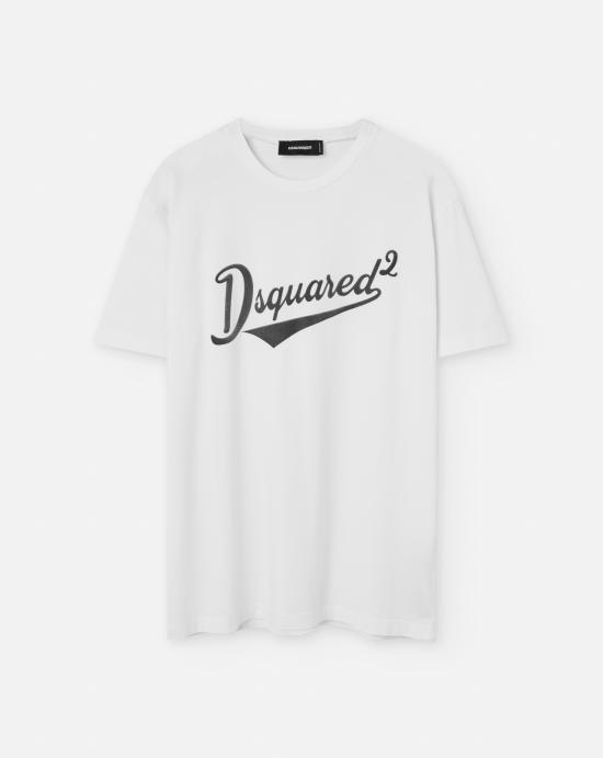 25SS 디스퀘어드2 반팔 티셔츠 S74GD1394D20020 100 White