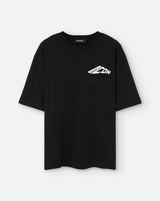 25SS 디스퀘어드2 반팔 티셔츠 S79GC0097D20033 900 Black