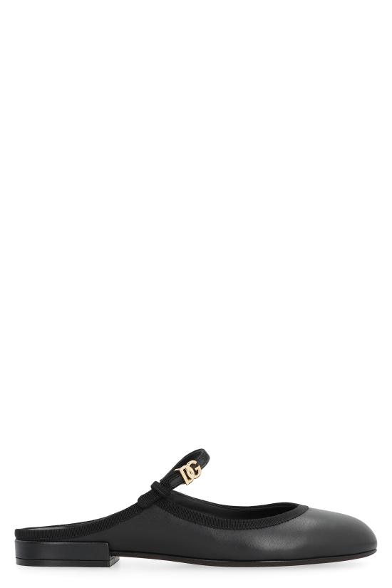 24FW 돌체앤가바나 뮬/슬리퍼 CI0174A9U91 8B956 black