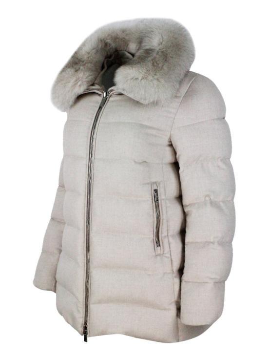 25FW 무레르 도라도 FUR LS9 다운 코트  DORADO FUR LS9U0215 MANDORLA - MOORER