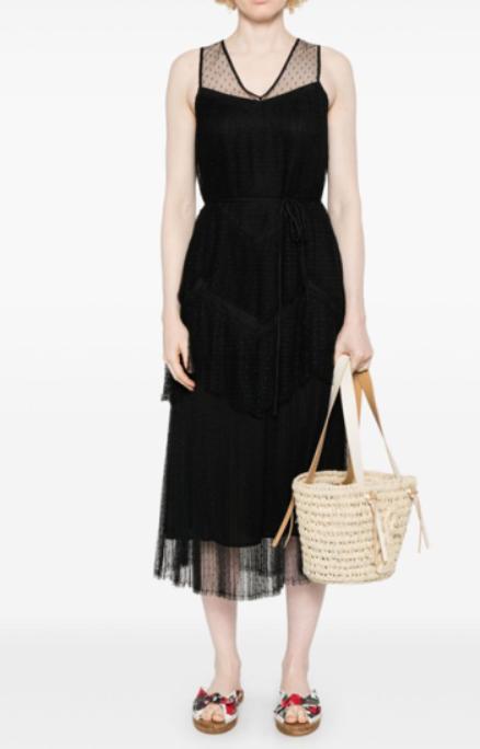 25SS 트윈셋 롱 원피스 251TP2511 00006 Black - TWINSET