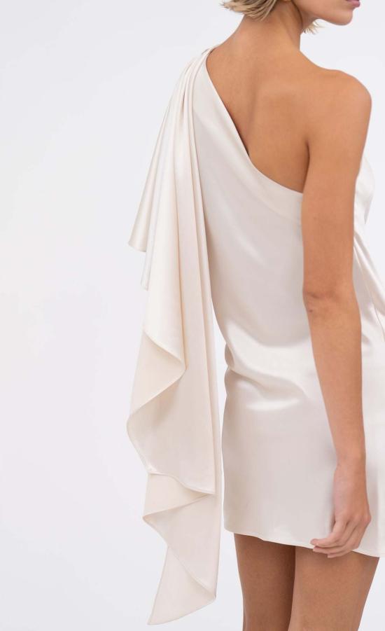  논살란트 레이블 숏 원피스 논샬런트 라벨 말리아 드레스 샴페인 - NONCHALANT LABEL