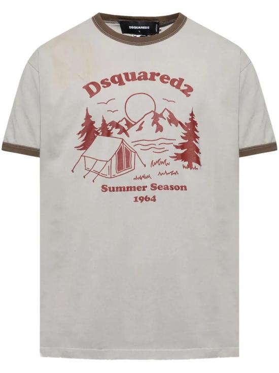 25SS 디스퀘어드2 반팔 티셔츠 S74GD1390D20035 850 LIGHT GREY