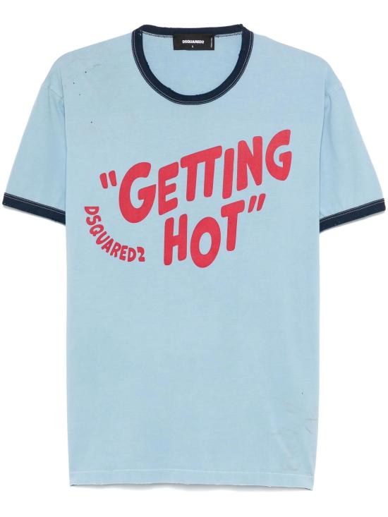 25SS 디스퀘어드2 반팔 티셔츠 S74GD1388D20035 472 LIGHT BLUE