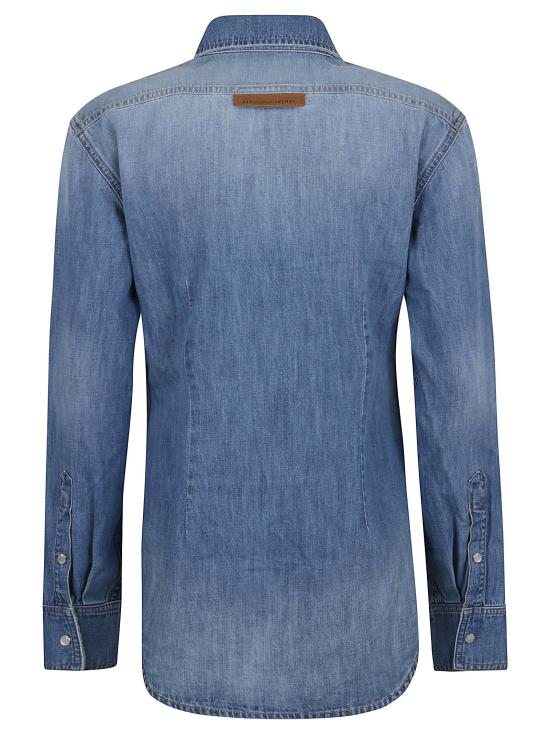 25SS 스텔라 맥카트니 셔츠 6D0362 3SQH09 4590 MEDIUM VINTAGE BLUE - STELLA MCCARTNEY