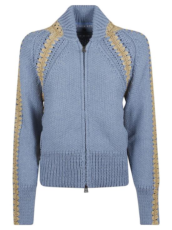 25SS 에르마노 설비노 자켓 D465D305R QAJ R4614 RICAMO RAF BLUE