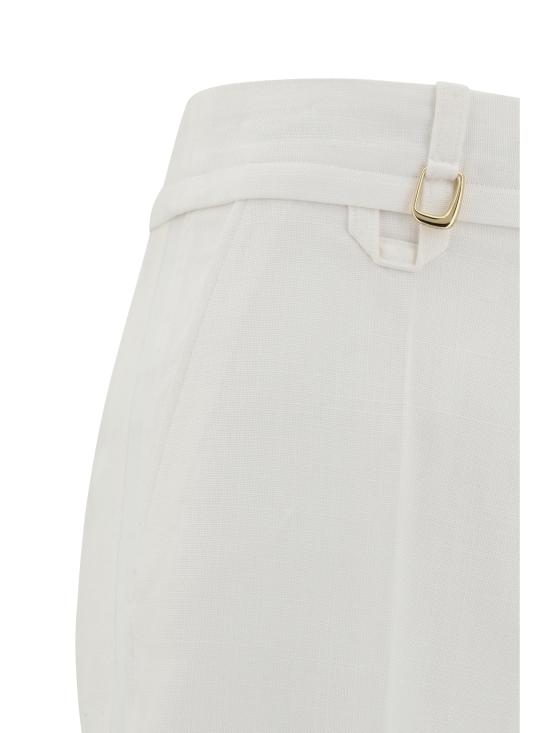 25SS 자크뮈스 스트레이트 팬츠 243PA0381359 100 WHITE - JACQUEMUS