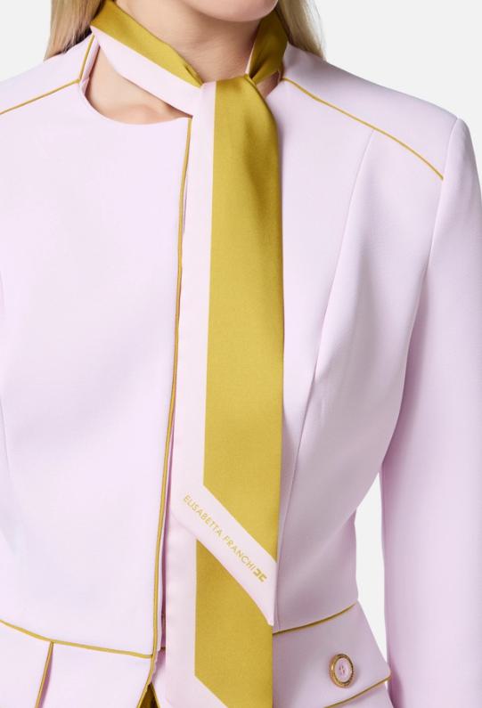 25SS 엘리자베타프랜치 아우터 GIT5151E2DK3 quarzo curry QUARZO - ELISABETTA FRANCHI