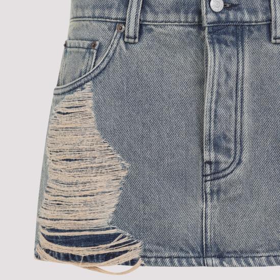 25SS 아크네 스튜디오 숏 스커트 AF0510 AUZ MID BLUE - ACNE STUDIOS