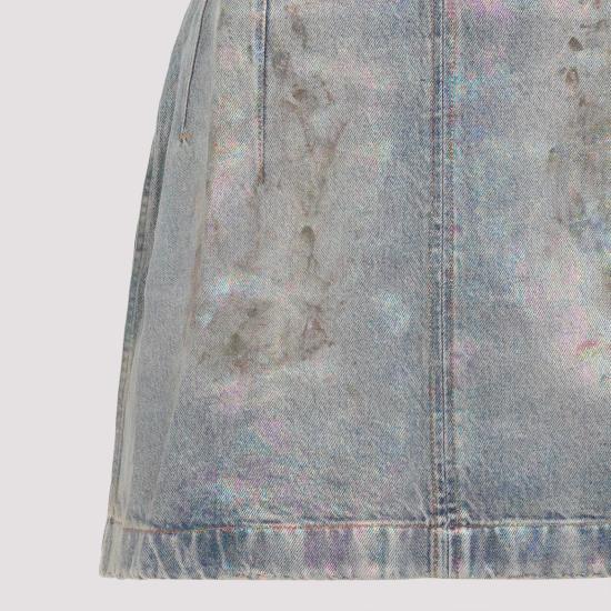 25SS 아크네 스튜디오 숏 원피스 A20780 AUZ MID BLUE - ACNE STUDIOS