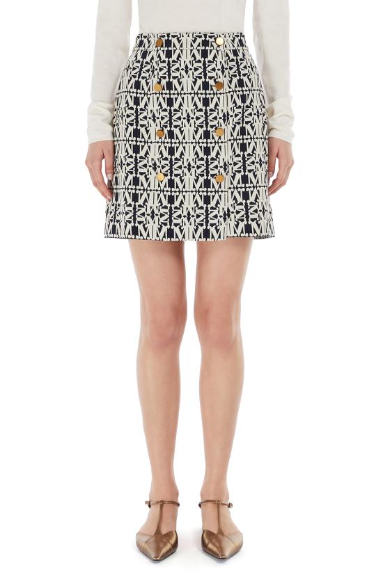 25SS 막스마라 숏 스커트 2511771011600 001 White - MAX MARA