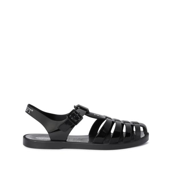 25SS 오프화이트 샌들 OWIH05ES25MA T001 1001 BLACK