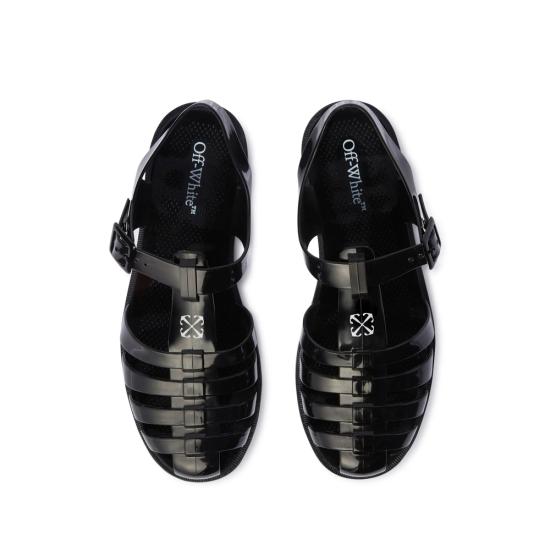 25SS 오프화이트 샌들 OWIH05ES25MA T001 1001 BLACK - OFF WHITE