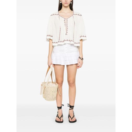 25SS 이자벨마랑에뚜왈 숏팬츠 C1J15E JU0289FA 20WH WHITE - ISABEL MARANT ETOILE