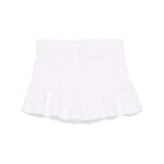 25SS 이자벨마랑에뚜왈 숏팬츠 C1J15E JU0289FA 20WH WHITE