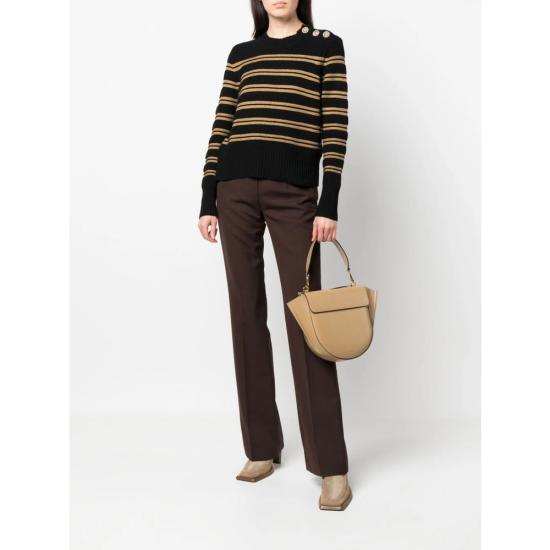 25SS 반들러 토트백 HORTENSIA BAG MEDIUM GINGE NEUTRALS - WANDLER