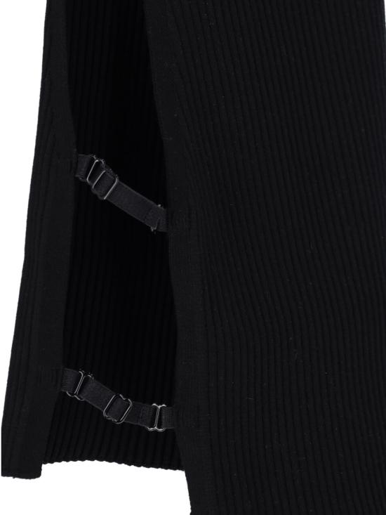 25SS 쿠레쥬 민소매 티셔츠 125MTO383FI0001 9999 Black - COURREGES