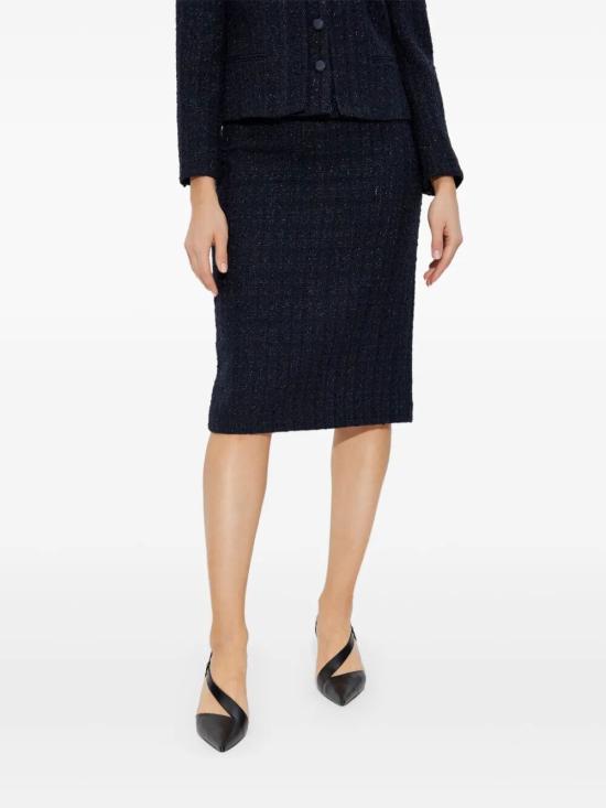 25SS 엠포리오 아르마니 미디 스커트 EW001453 AF12520 UB115 NIGHT SKY - EMPORIO ARMANI